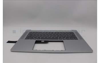 Lenovo 5CB1Q32404 C-Cover with keyboard, Spanish, Cloud Grey, UK