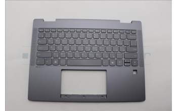 Lenovo 5CB1Q43237 C-Cover with keyboard, Russian, Luna Grey, Fingerprint, US