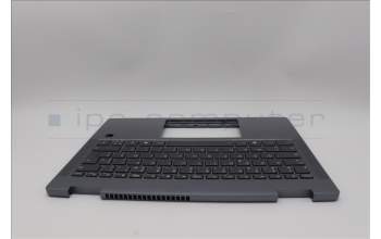 Lenovo 5CB1Q43238 C-Cover with keyboard, French, Luna Grey, Fingerprint, US