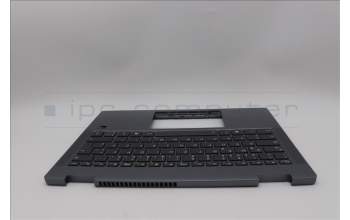 Lenovo 5CB1Q43239 C-Cover with keyboard, German, Luna Grey, Fingerprint, UK