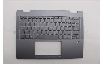 Lenovo 5CB1Q43249 C-Cover with keyboard, Slovenian, Luna Grey, Fingerprint, UK