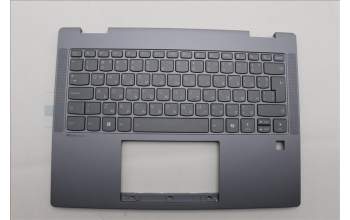 Lenovo 5CB1Q43253 C-Cover with keyboard, Bulgarian, Luna Grey, Fingerprint, UK
