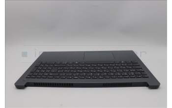 Lenovo 5CB1Q43262 C-Cover with keyboard, Bulgarian, Luna Grey, Backlight, UK