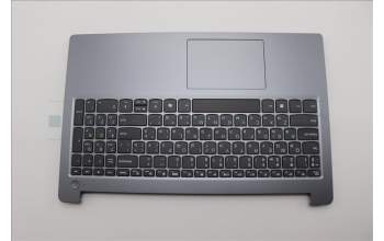 Lenovo 5CB1Q43318 C-Cover with keyboard, Ukraine, Luna Grey, Non-Backlight, US