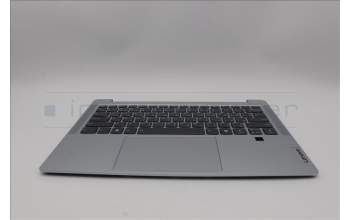 Lenovo 5CB1Q43332 C-Cover with AI keyboard, Arabic, Cloud Grey, Backlight, Fingerprint, US