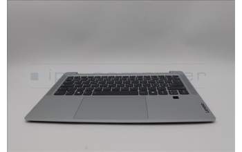 Lenovo 5CB1Q43337 C-Cover with AI keyboard, Italian, Cloud Grey, Backlight, Fingerprint, UK