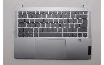 Lenovo 5CB1Q43338 C-Cover with AI keyboard, Spanish, Cloud Grey, Backlight, Fingerprint, UK