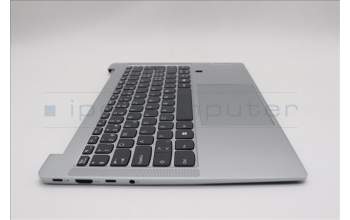 Lenovo 5CB1Q47234 C-Cover with AI keyboard, Switzerland, Cloud Grey, Non-Backlight, Fingerprint, UK