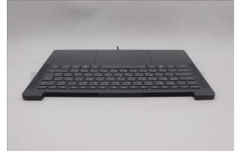 Lenovo 5CB1Q62703 C-Cover with keyboard, Bulgarian, Luna Grey, Backlight, UK