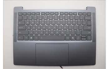 Lenovo 5CB1Q62706 C-Cover with keyboard, US English Euro, Luna Grey, Backlight, US