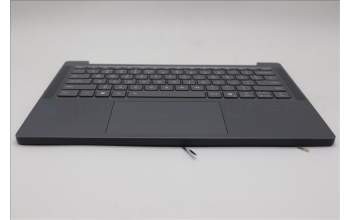 Lenovo 5CB1Q62706 C-Cover with keyboard, US English Euro, Luna Grey, Backlight, US