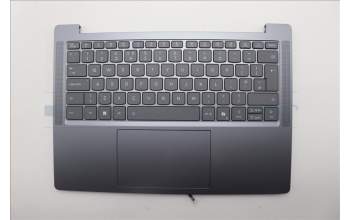 Lenovo 5CB1Q62745 C-Cover with keyboard, UK English, Luna Grey, Backlight, UK