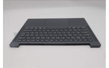 Lenovo 5CB1Q62815 C-Cover with keyboard, Belgian, Luna Grey, Non-Backlight, UK