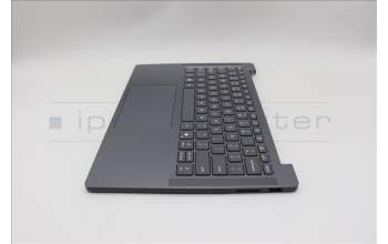 Lenovo 5CB1Q62821 C-Cover with keyboard, English, Luna Grey, Non-Backlight, US