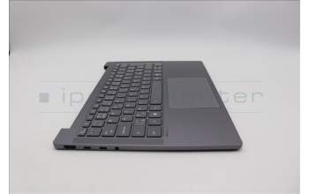 Lenovo 5CB1Q64058 C-Cover with keyboard, Czech Slovakian, Luna Grey, Backlight, UK
