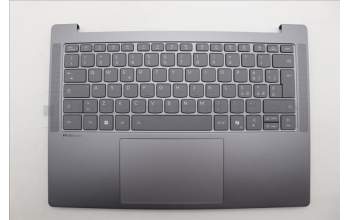 Lenovo 5CB1Q64069 C-Cover with keyboard, Italian, Luna Grey, Backlight, UK