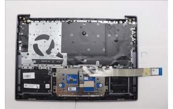 Lenovo 5CB1Q64076 C-Cover with keyboard, Slovenian, Luna Grey, Backlight, UK