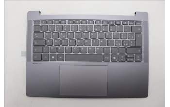 Lenovo 5CB1Q64099 C-Cover with keyboard, Italian, Luna Grey, Non-Backlight, UK