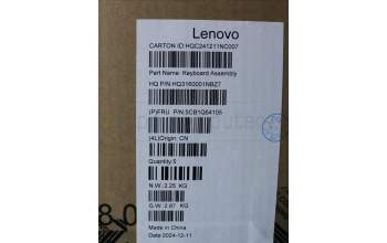 Lenovo 5CB1Q64105 C-Cover with keyboard, Russian, Luna Grey, Non-Backlight, US