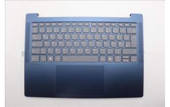 Lenovo 5CB1Q64124 C-Cover with keyboard, German, Cosmic Blue, Backlight, UK