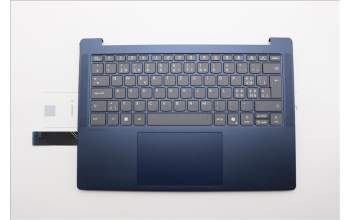 Lenovo 5CB1Q83369 C-Cover with keyboard, Switzerland, Cosmic Blue, Non-Backlight, UK