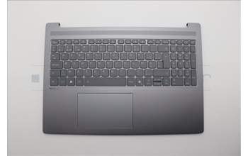 Lenovo 5CB1R07730 C-Cover with keyboard, Belgian, Luna Grey, Backlight, 3CELL, UK