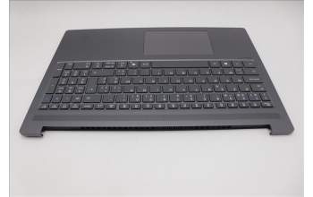 Lenovo 5CB1R07760 C-Cover with keyboard, Belgian, Luna Grey, Non-Backlight, 3CELL, UK