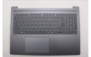 Lenovo 5CB1R07766 C-Cover with keyboard, French, Luna Grey, Non-Backlight, 3CELL, US