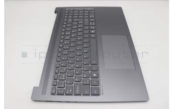 Lenovo 5CB1R07790 C-Cover with keyboard, Belgian, Luna Grey, Backlight, 4CELL, UK