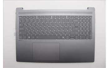 Lenovo 5CB1R07810 C-Cover with keyboard, Russian, Luna Grey, Backlight, 4CELL, US