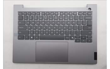 Lenovo 5CB1R08663 C-Cover with keyboard, US English Euro, Arctic Grey, Non-Backlight, H-series, US