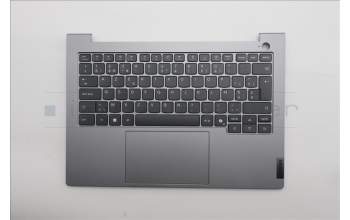 Lenovo 5CB1R08669 C-Cover with keyboard, Belgian, Arctic Grey, Non-Backlight, H-series, UK