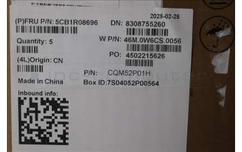 Lenovo 5CB1R08696 C-Cover with keyboard, US English Euro, Arctic Grey, Backlight, H-series, US