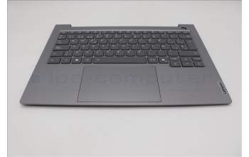 Lenovo 5CB1R08706 C-Cover with keyboard, Spanish, Arctic Grey, Backlight, H-series, UK