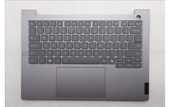 Lenovo 5CB1R08789 C-Cover with keyboard, US English Euro, Arctic Grey, Backlight, U-series, US