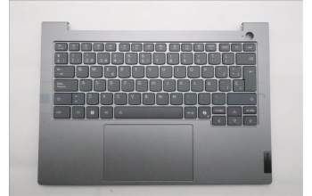 Lenovo 5CB1R08799 C-Cover with keyboard, Spanish, Arctic Grey, Backlight, U-series, UK
