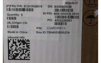 Lenovo 5CB1R08819 Tastatur inkl. Topcase ASM_BEL W21SH AGNBL H