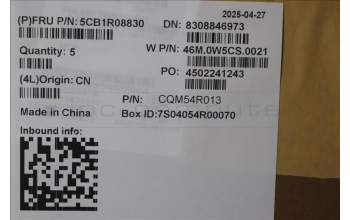 Lenovo 5CB1R08830 C-Cover with keyboard, Italian, Arctic Grey, Non-Backlight, H-series, UK