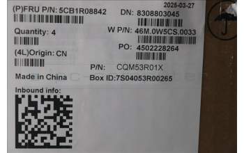 Lenovo 5CB1R08842 C-Cover with keyboard, Switzerland, Arctic Grey, Non-Backlight, H-series, UK