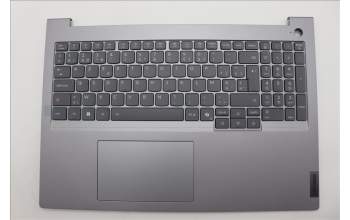 Lenovo 5CB1R08852 C-Cover with keyboard, Belgian, Arctic Grey, Backlight, H-series, UK