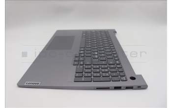 Lenovo 5CB1R08855 C-Cover with keyboard, Nordic, Arctic Grey, Backlight, H-series, UK