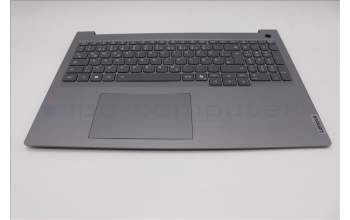Lenovo 5CB1R08862 C-Cover with keyboard, German, Arctic Grey, Backlight, H-series, UK