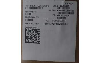 Lenovo 5CB1R08875 C-Cover with keyboard, Switzerland, Arctic Grey, Backlight, H-series, UK