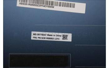 Lenovo 5CB1R08953 A-Cover, 83K1, Cosmic Blue, AL_HD