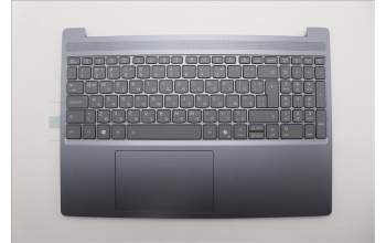 Lenovo 5CB1R08990 C-Cover with keyboard, Bulgarian, Luna Grey, Backlight, UK