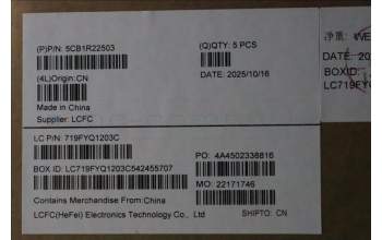 Lenovo 5CB1R22503 C-Cover with keyboard, Arabic, Luna Grey, Backlight, US