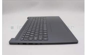 Lenovo 5CB1R22515 C-Cover with keyboard, US English Euro, Luna Grey, Backlight, US
