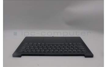 Lenovo 5CB1R26691 C-Cover with keyboard, Belgian, Luna Grey, Backlight, UK