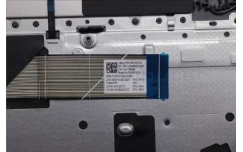 Lenovo 5CB1R26694 C-Cover with keyboard, Czech Slovakian, Luna Grey, Backlight, UK