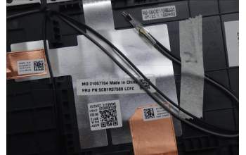 Lenovo 5CB1R27589 C-Cover with keyboard, Hungarian, Cosmic Blue, Backlight, UK